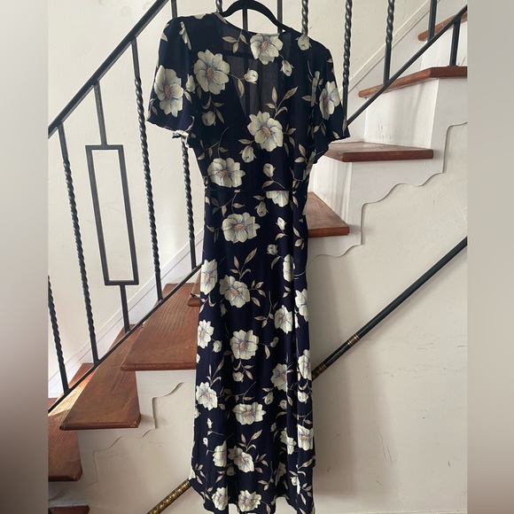 Lulus hi low wrap dress - Picture 3 of 4